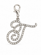 Crystal Letter Charm
